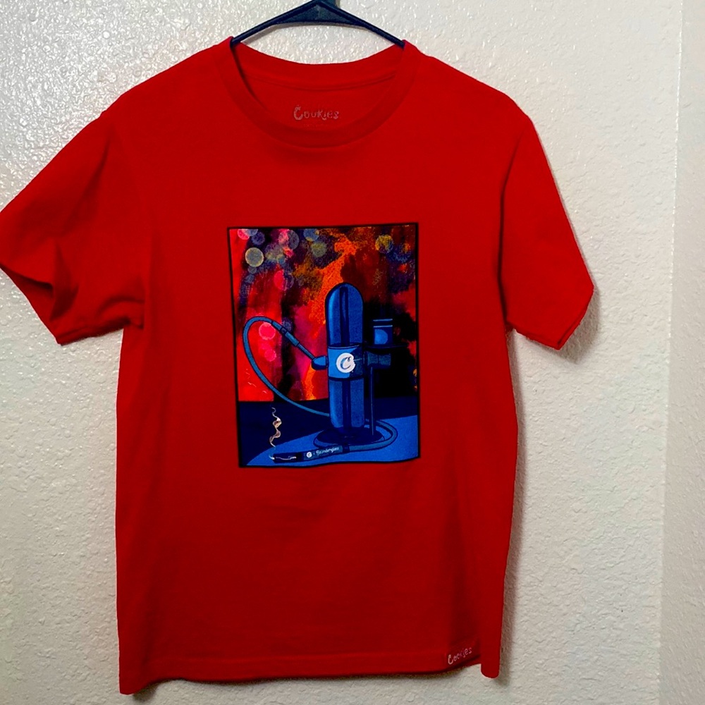 Cookies red shirt, size S
